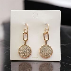 Dainty Dangle Rhinestone Earrings